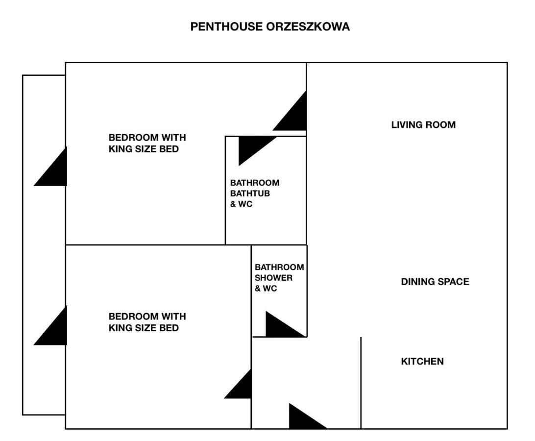 Apartmán Penthouse Orzeszkowa - Loftaffair Krakov Exteriér fotografie